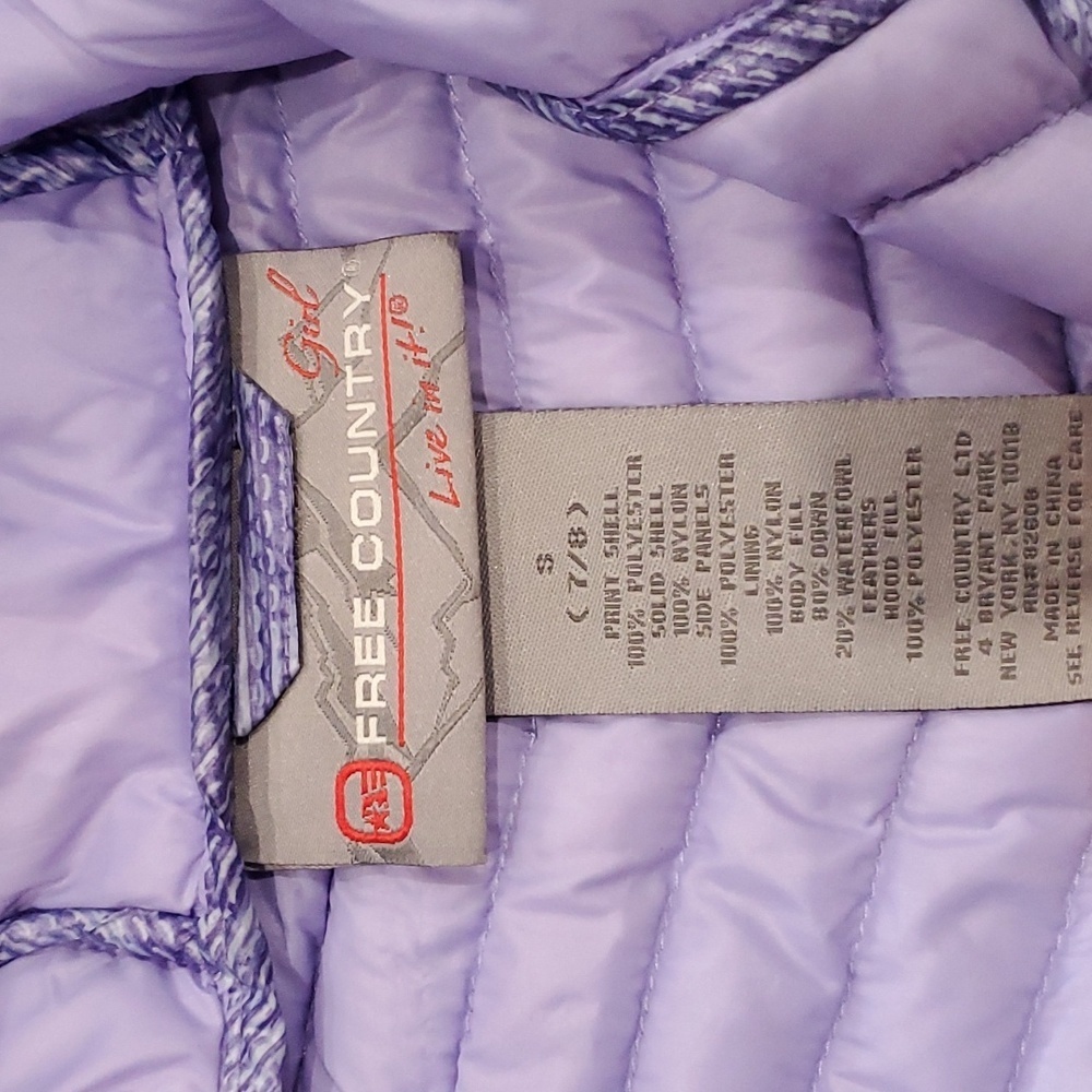 Free Country Power Down Puffer Vest Size Small 7/8 - Picture 5 of 7